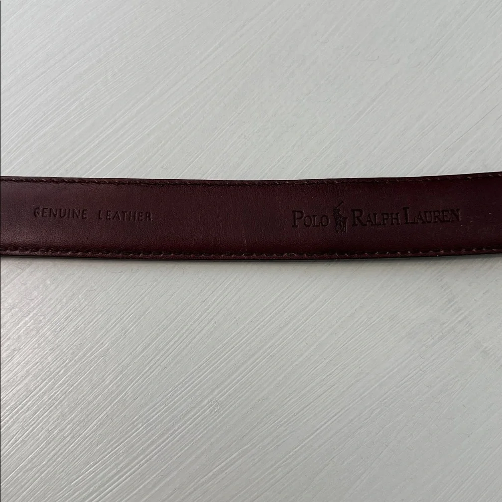 Polo Ralph Lauren Brown Genuine Leather Belt